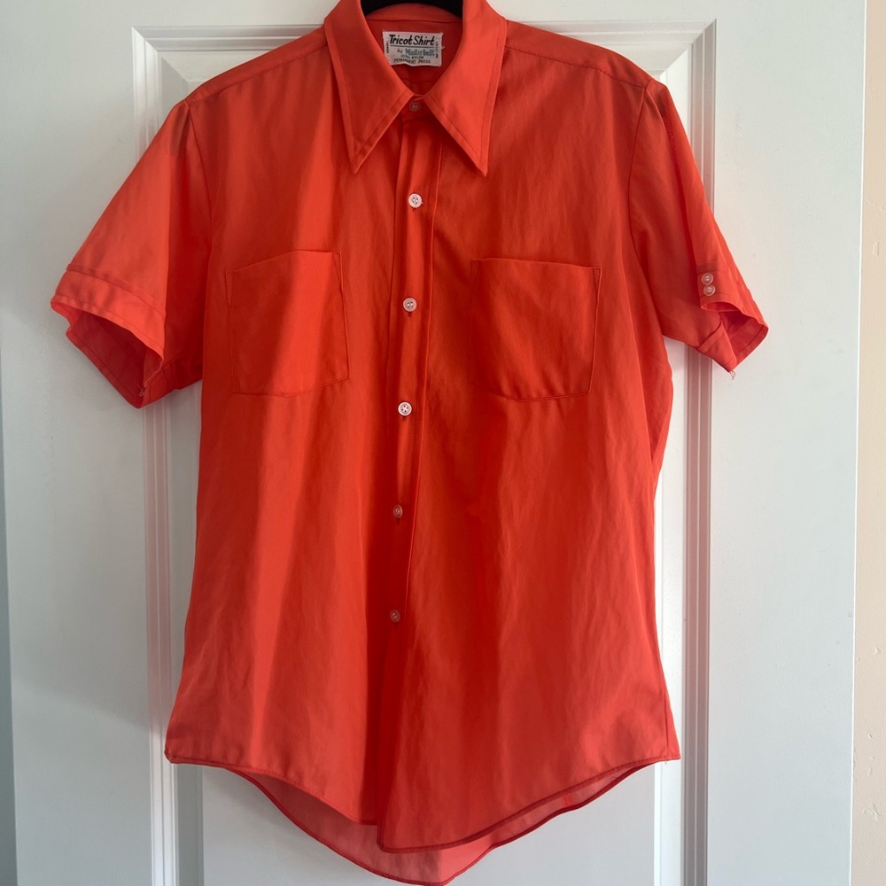 Vintage Tricot Button Up Shirt